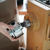 4.5" Woodlathe Chuck, Thread 1-1/4"x8TPI", Dovetail Jaws, Pin Jaws, 8" Flat Jaws, Step Jaws, Wide Jaws, Wood Screw, Thread adaptor to 1"x8TPI, Two Nylon Washers, Two Chuck Keys and T Handle Allen Key.